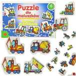 Puzzle dla maluszków - maszyny budowlane 2+ ALEXANDER