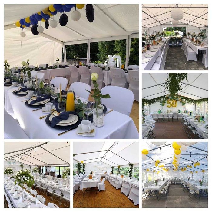 Wynajem Namiotów Krzesła Namioty imprezowe bankietowe Wypożyczalnia