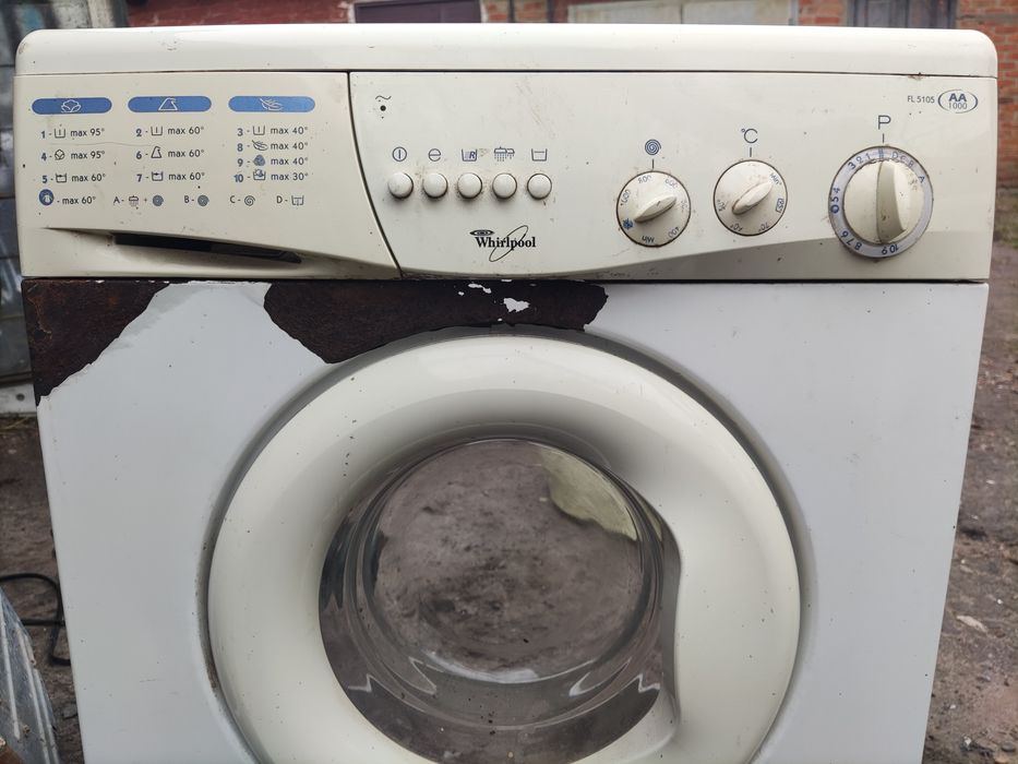Бак, люк, мотор пральної машини Whirlpool FL 5105