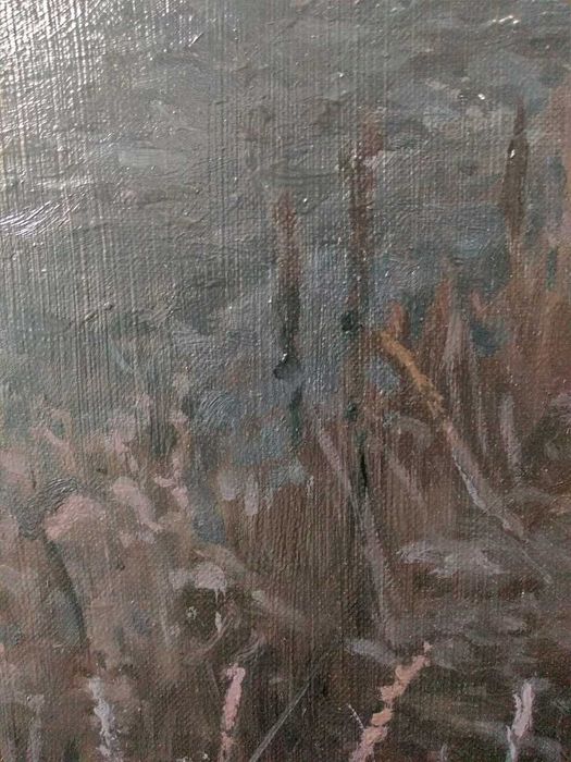 Dzika róża - obraz - olej na płótnie - 65x81cm