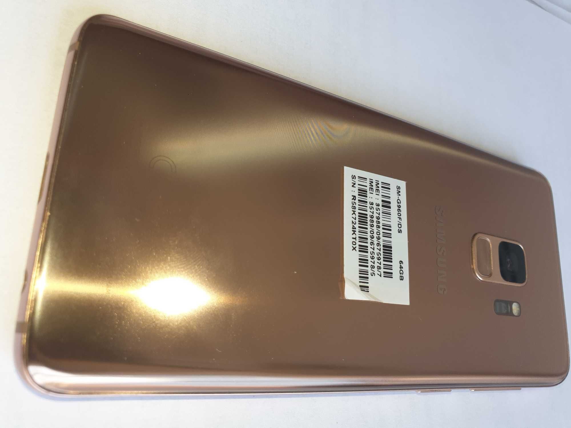 Sprzedam smartfon Samsung Galaxy S9 SM-G960F, DualSim, Złoty, Nie S8