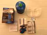 Fogão de campismo CampingGaz Twister PZ Kit+capa+cartucho de gás. Novo