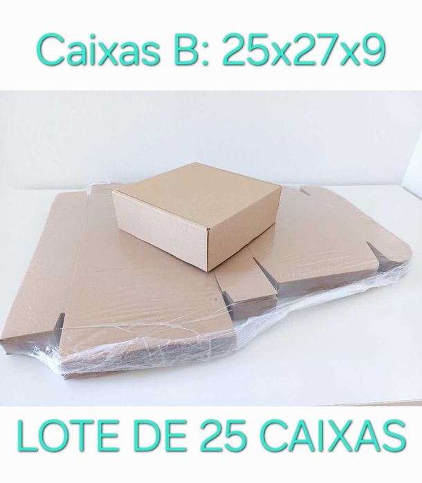 Conjuntos de Caixas de Papel Kraft (montagem fácil)