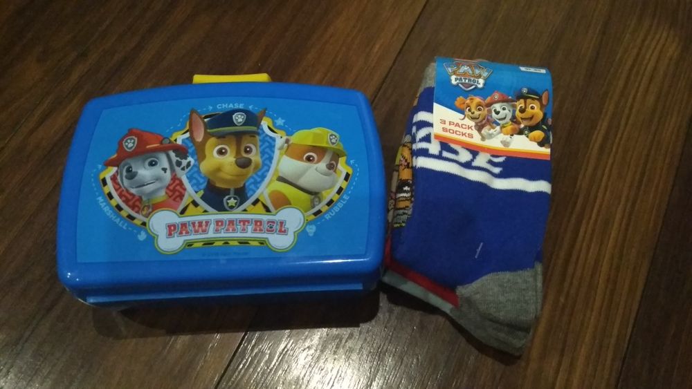 Nowa śniadaniówka+3pak skarpet Psi Patrol