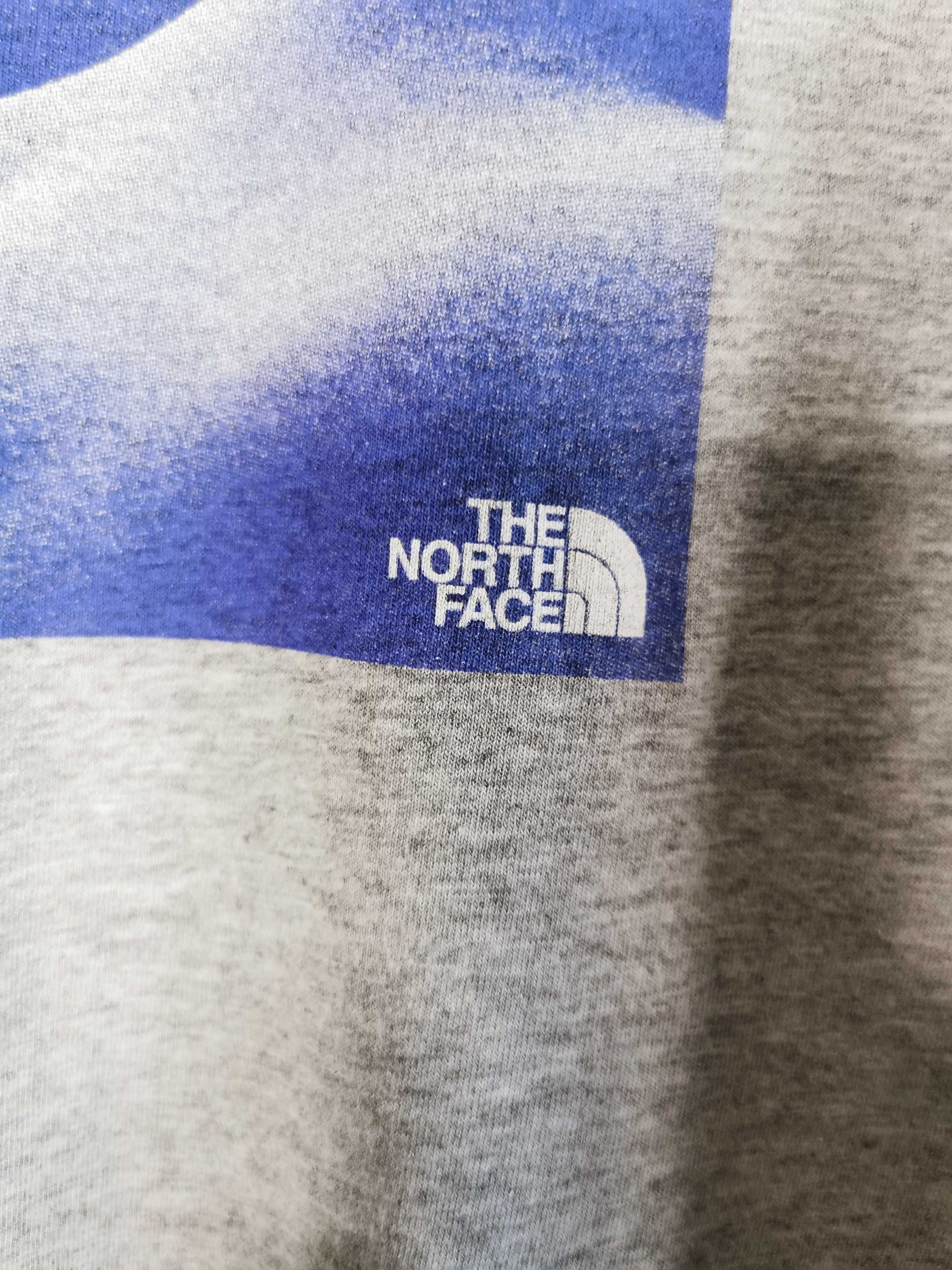 The North Face TNF szary męski t-shirt koszulka r. M