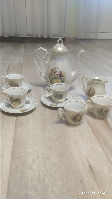 Набор кофейный сахарница, ёмкость для сыпучих чашки