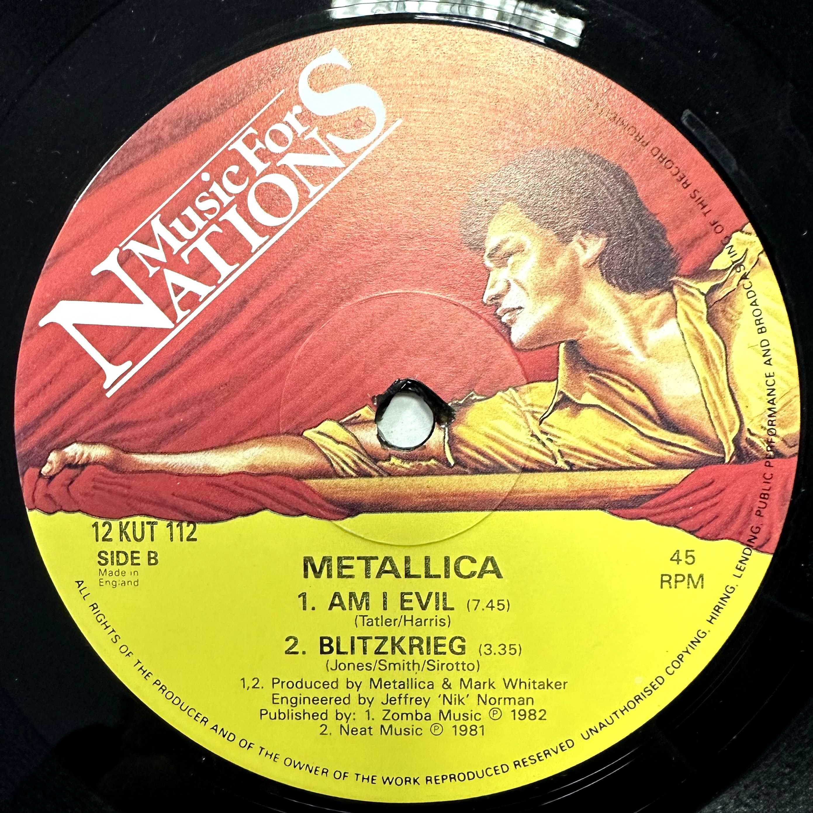 Metallica - Creeping Death (Vinyl, 1984, UK)