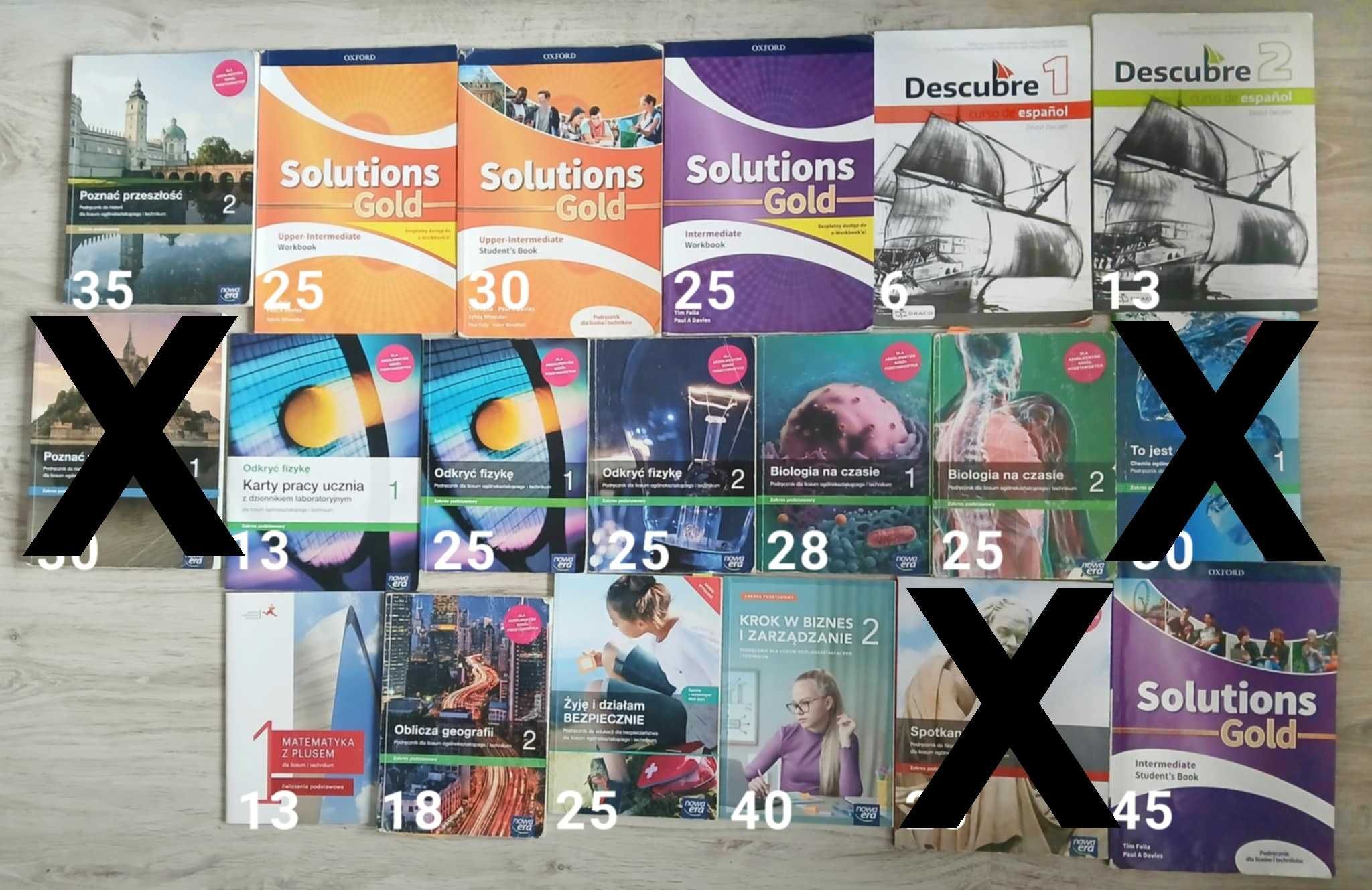 Podręczniki klasa 1 i 2 liceum/technikum