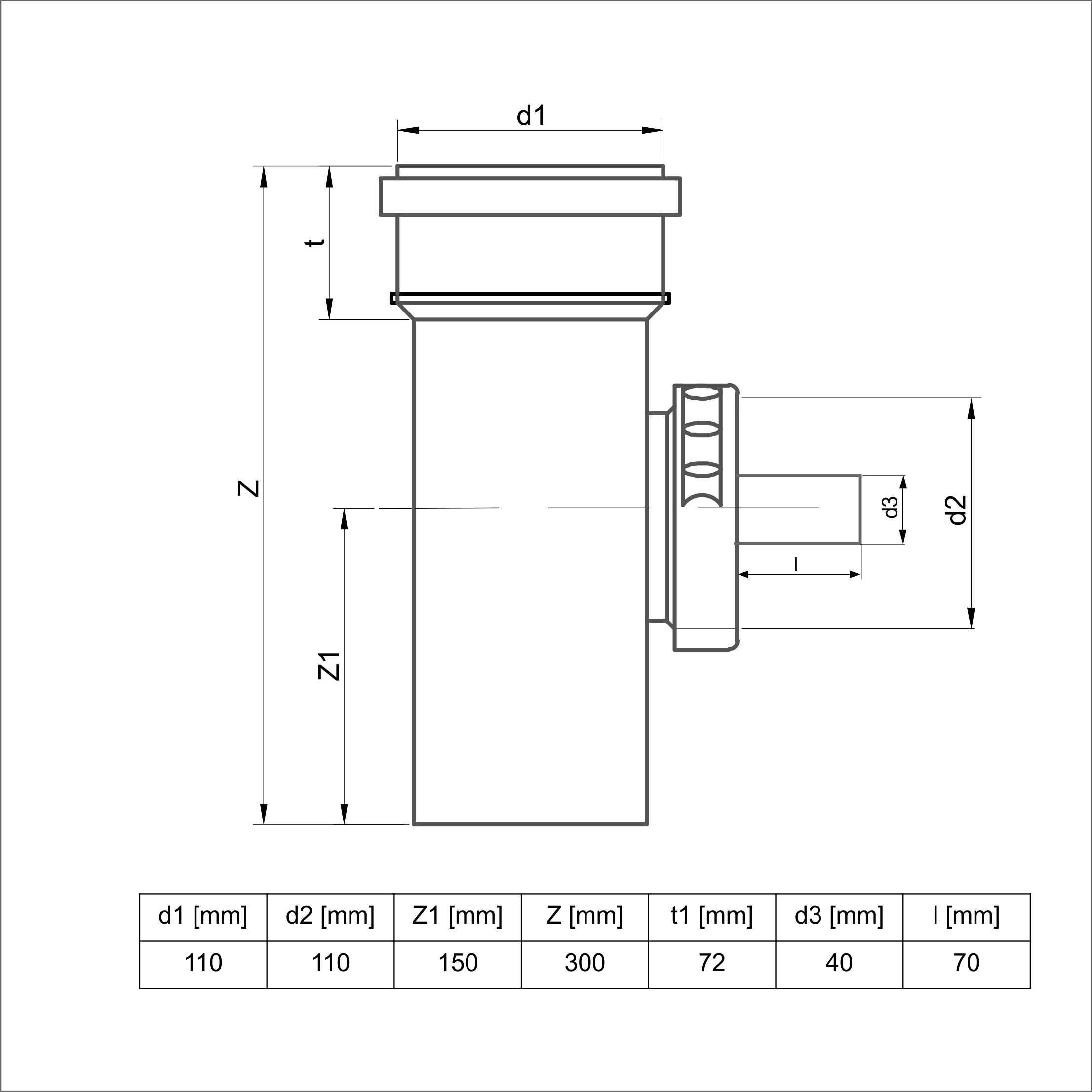 Łapacz zbieracz wody deszczowej do rur spustowych 110 mm Producent