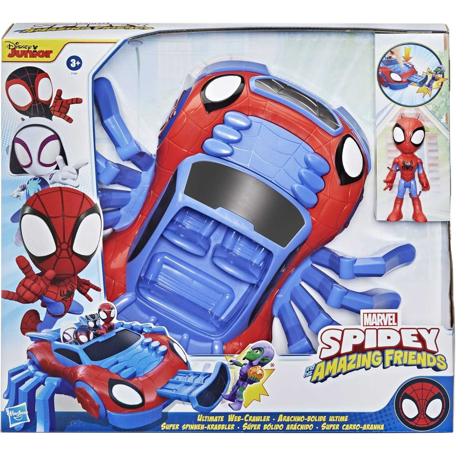 Spidey I Super Kumple Pojazd Ultimate Web-crawler + Figurka Spidey