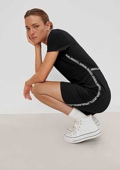 Comma sukienka damska sportowa dresowa XL czarna