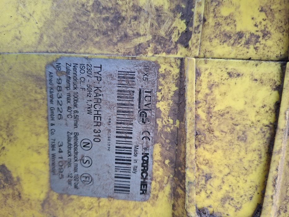 Myjnia ciśnieniowa Karcher 310  na części lub do naprawy myjka