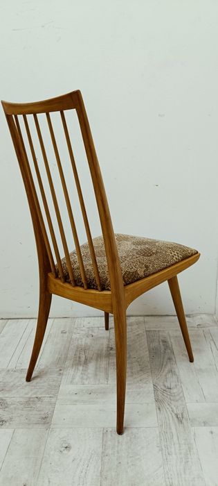 krzesła duńskie vintage design PRL do stołu lata 70-te