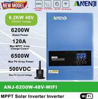 Гибридный инвертор Anenji 6200W On-grid/Off-Grid 6,2кВт Бесперебойник