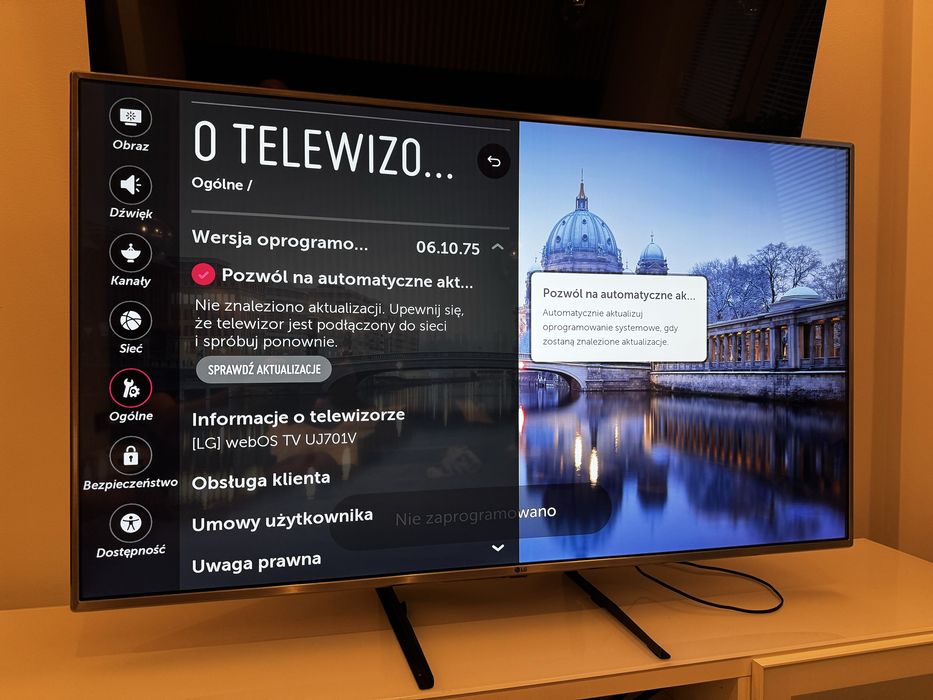 Telewizor 55" LG 55UJ701V 4K HDR