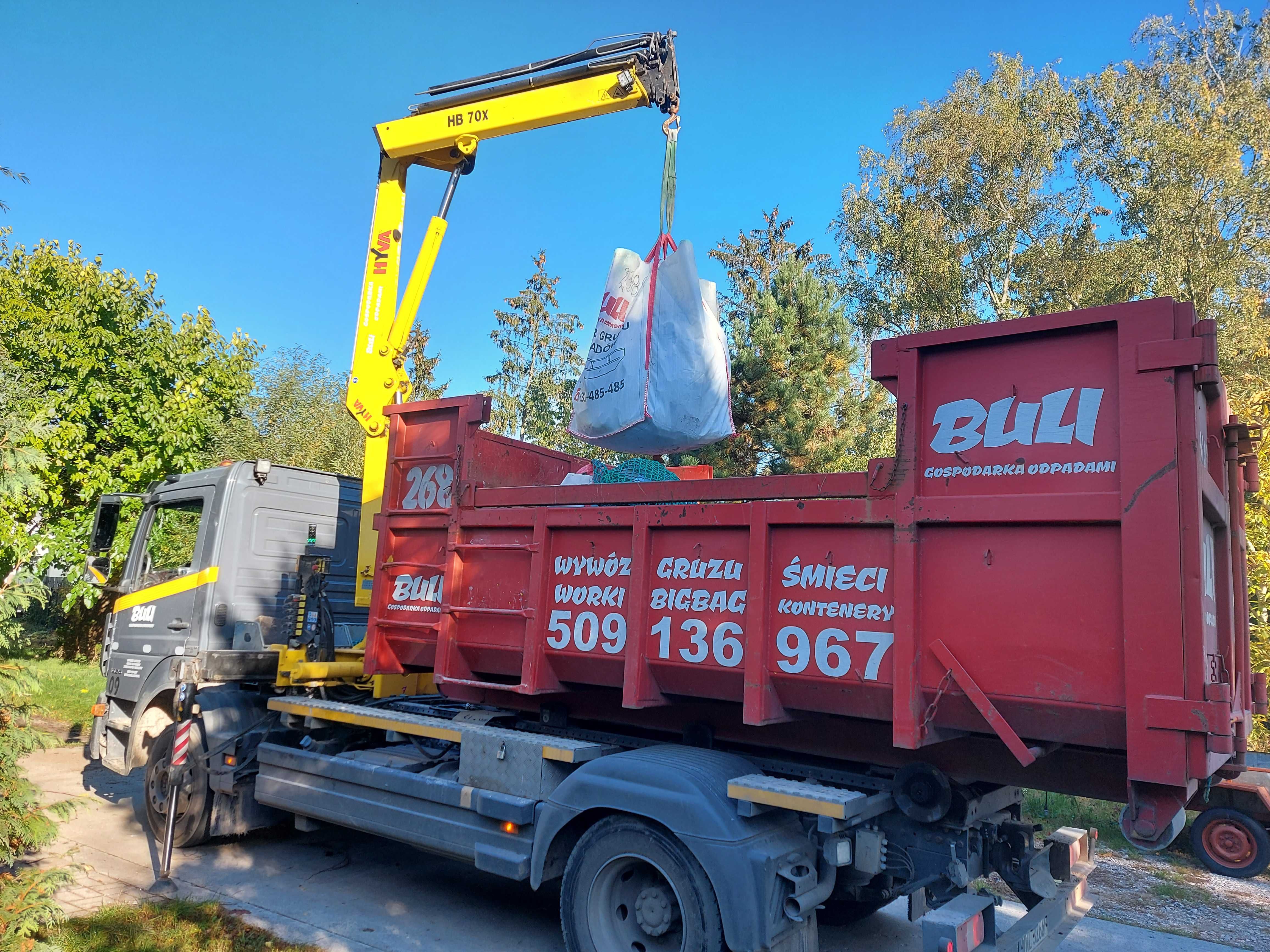 Najtaniej Kontener Na Gruz WARSZAWA Wywóz gruzu Worki BIG BAG Warszawa