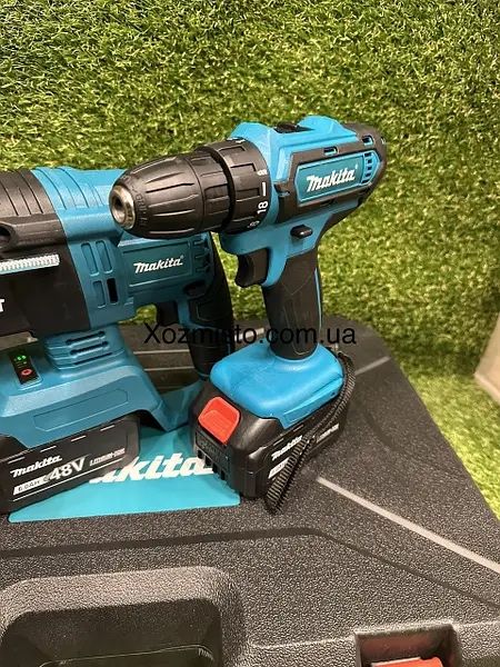 Набір 3в1 АКБ Makita 48VПерфоратор DHR202+Шуруповерт DTW485+Болгарка