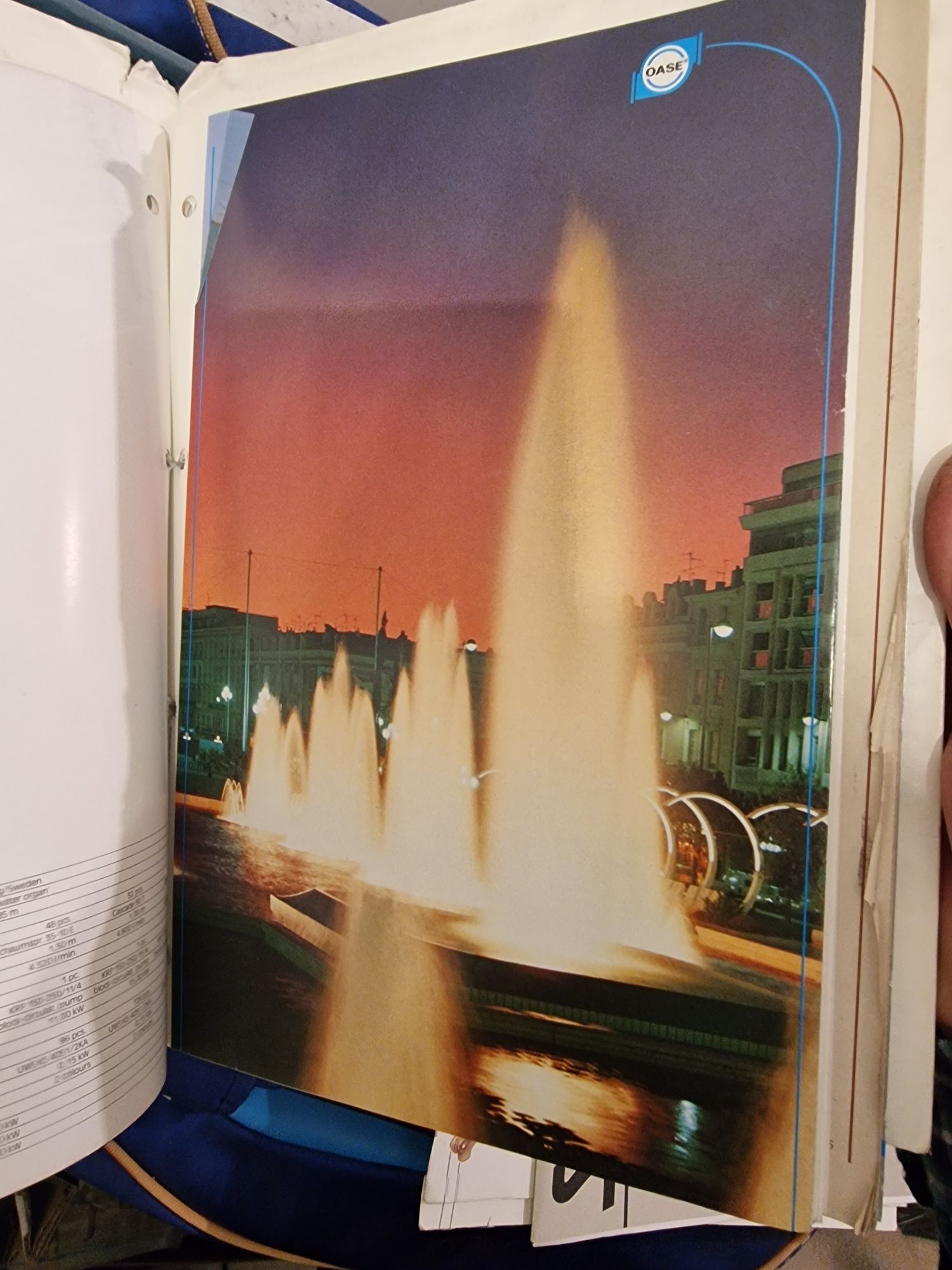 Katalog fontanny z 1991 r. Niemieckie