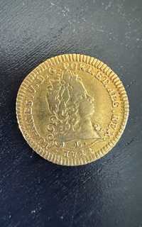 Dom João V, Meio Escudo (800 Réis) ,1722, L, Lisboa, Ouro