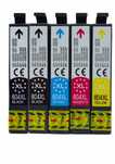 5x TUSZE 604 XL do EPSON  WF-2930 DWF