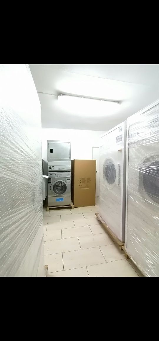 Coluna de lavar e secar roupa industrial aquecimento eléctrico