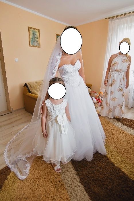 Piękna suknia ślubna!