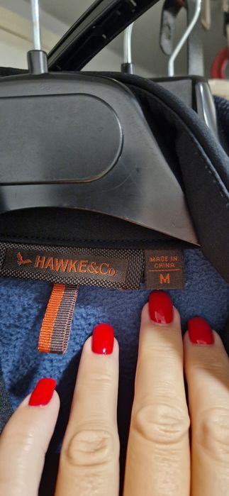 Куртка-толстовка мужская флис HAWKE&Co, M-L, теплейшая