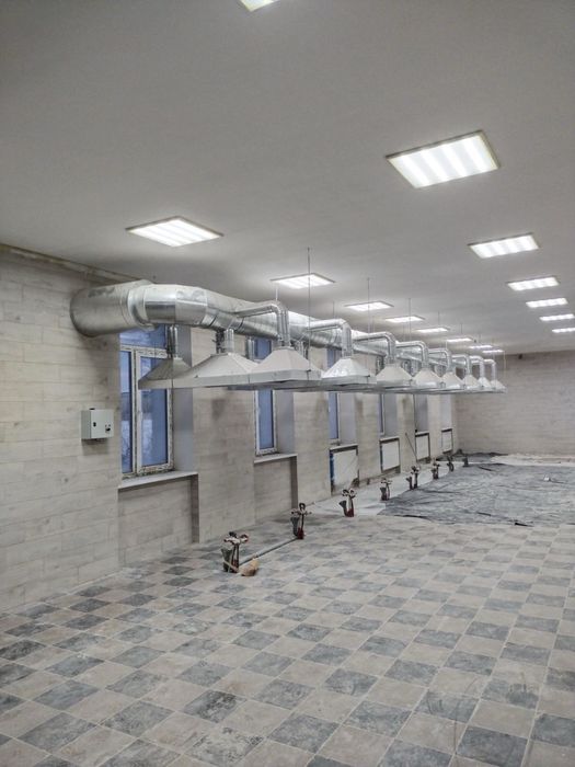 Витяжки для ресторанів та кафе-виробництва