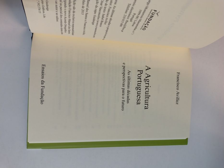 A agricultura Portuguesa, de Francisco Avillez