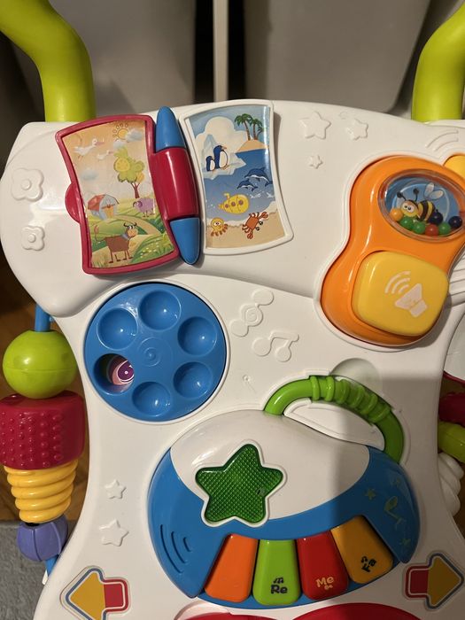 Jeździk pchacz chodzik edukacyjny doris