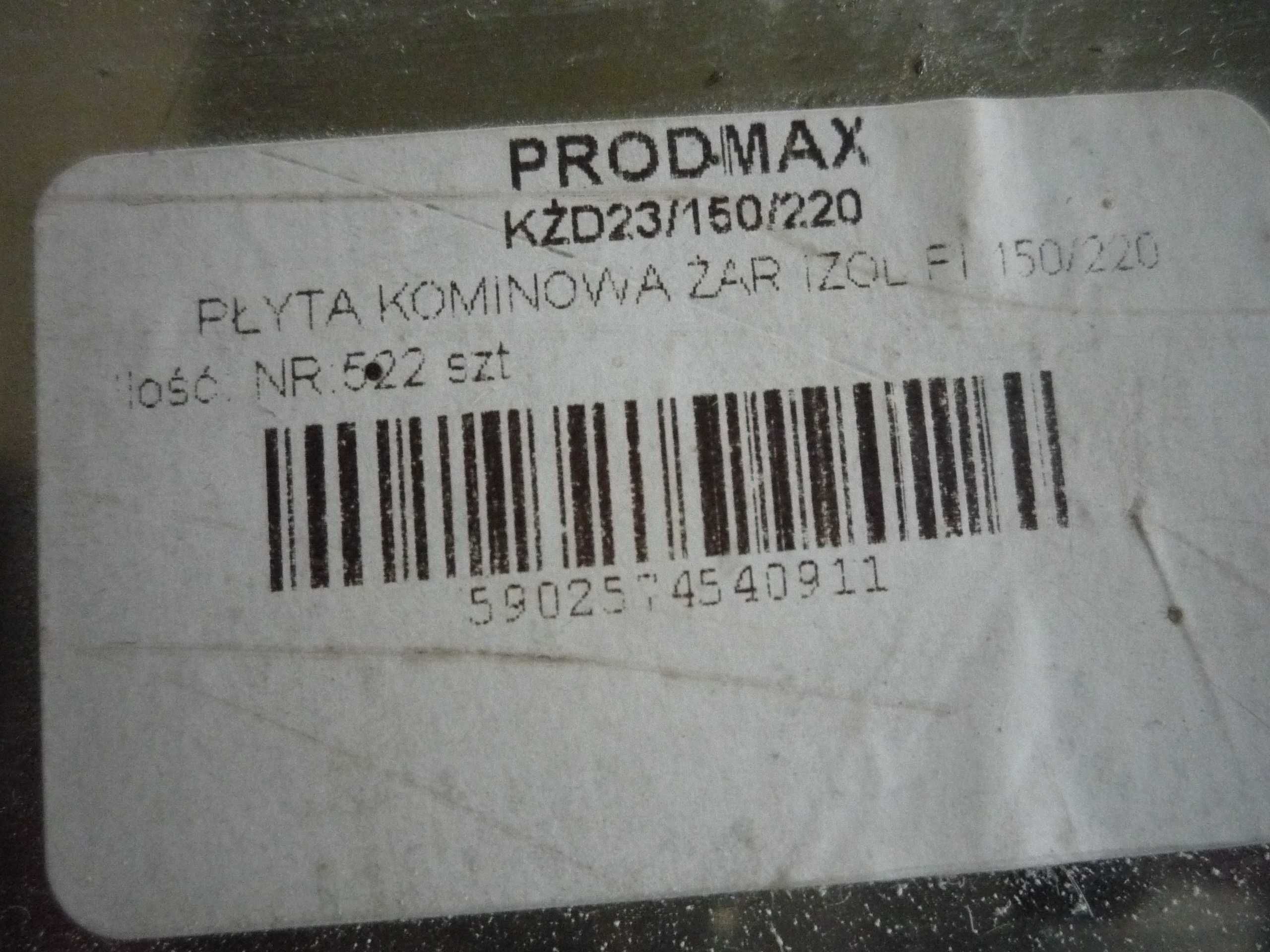 PŁYTA kominowa izolowana żaroODPORNA 150/220 MM przejsciowa