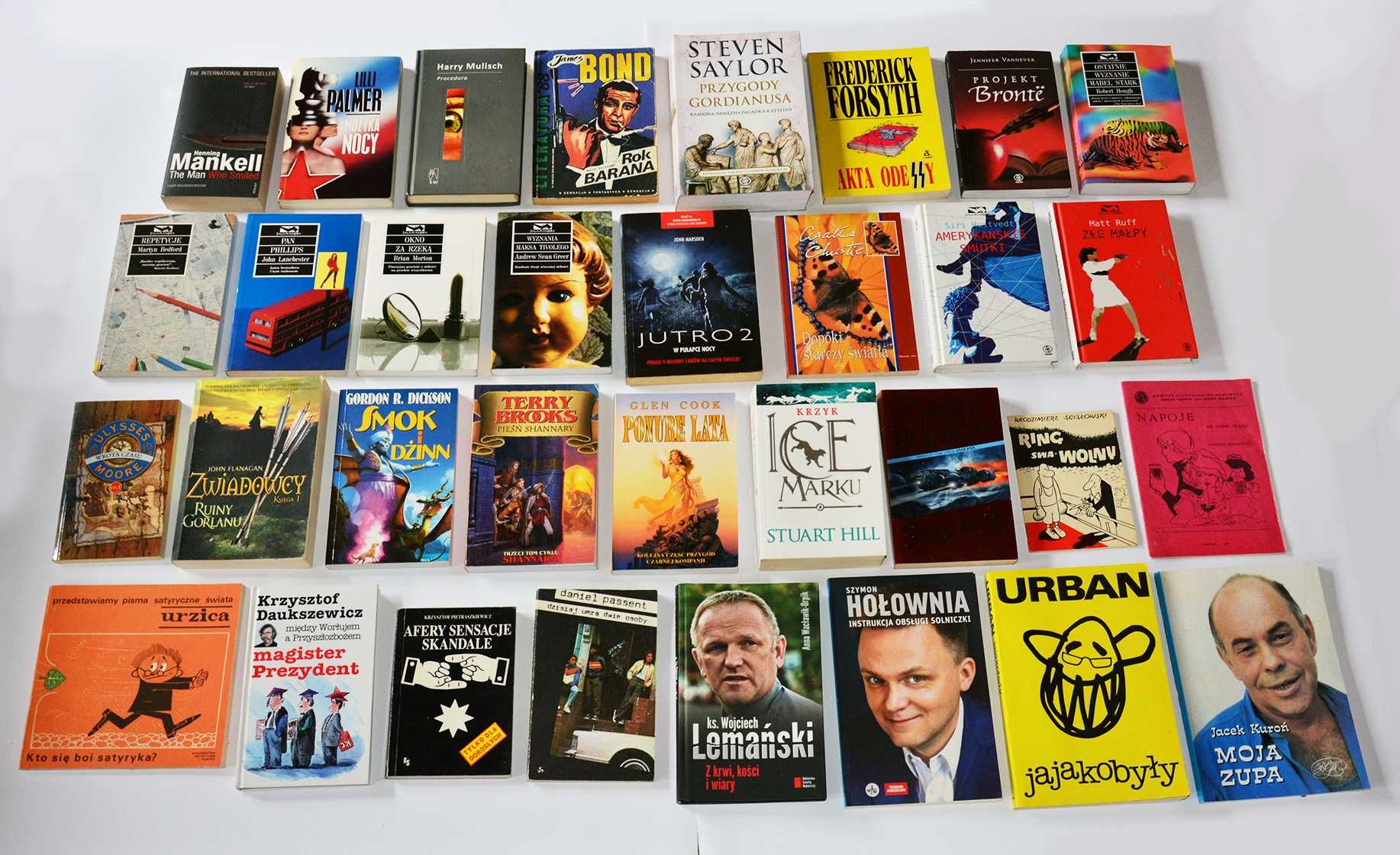 62 książki - zestaw: Capote, Morrell, Graves, Passent, Moore, Różewicz