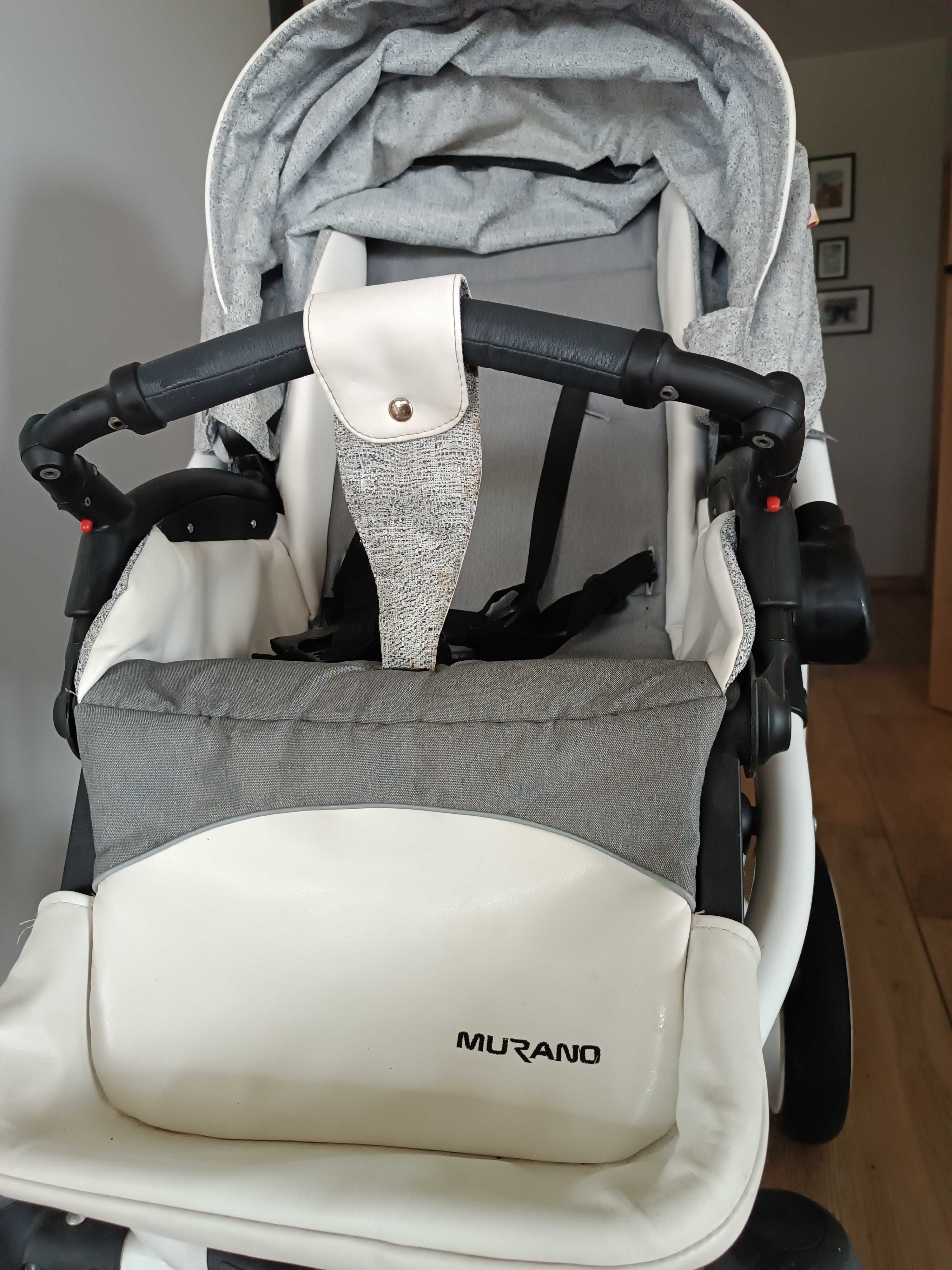 Wózek Bebetto murano 2w1, plus maxi Cosi z adapterami do wózka