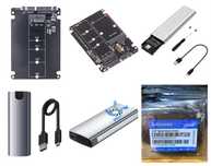 Переходник M2 NGFF to SATA адаптер M.2 2'5 NVME PCI-E карман USB USB-C