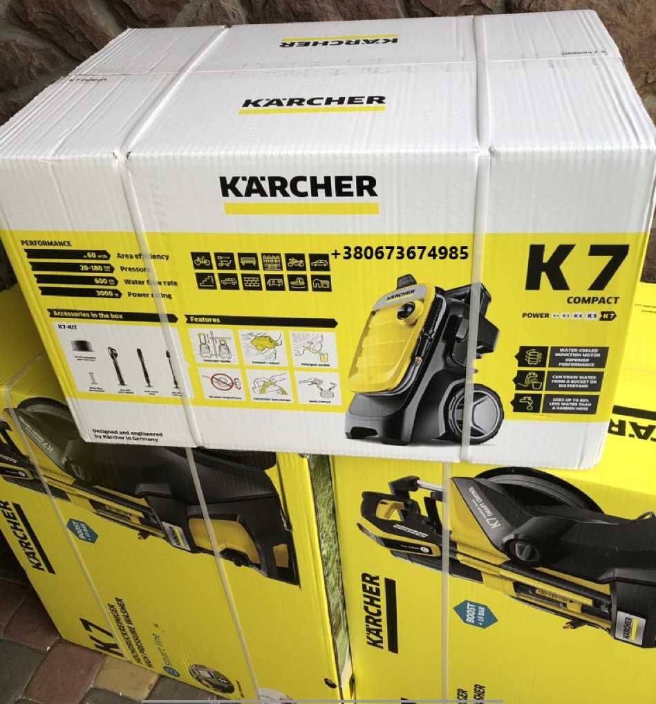 Мийка  високого  тиску Karcher k7 compact. Нова!