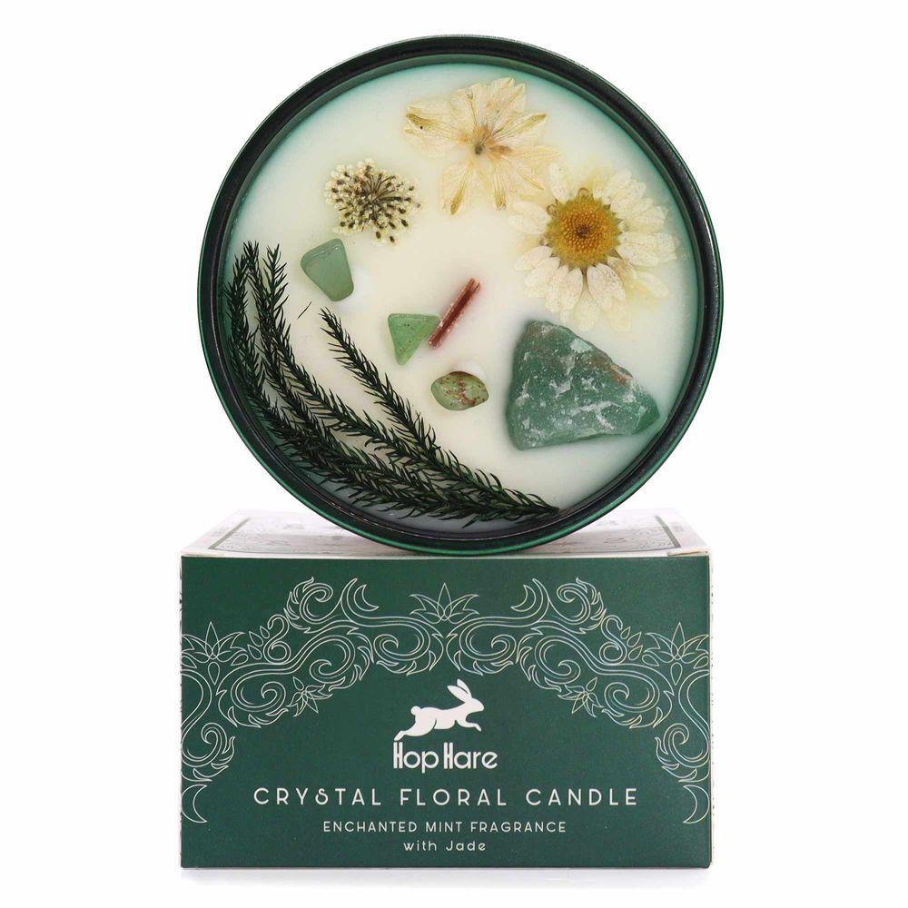 Velas Mágicas Hop Hare com Gemas e Flores