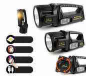Latarka solarna LED Wielofunkcyjna Obrotowa Emergency Light