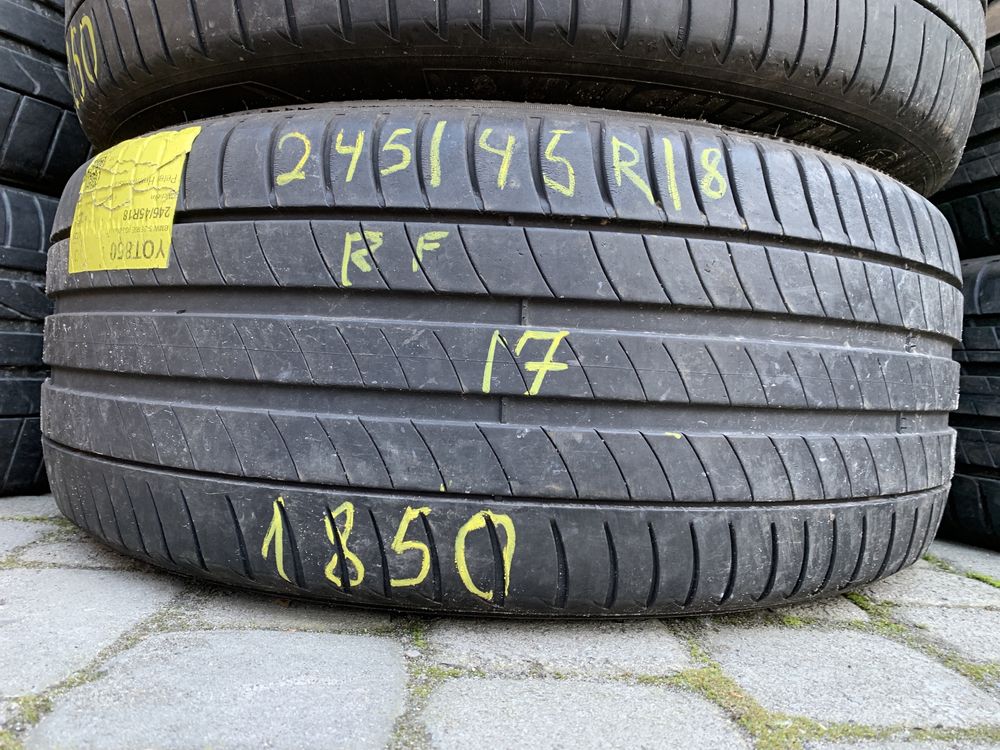 Літні вживані шини 245/45R18	Michelin Primacy 3 RF