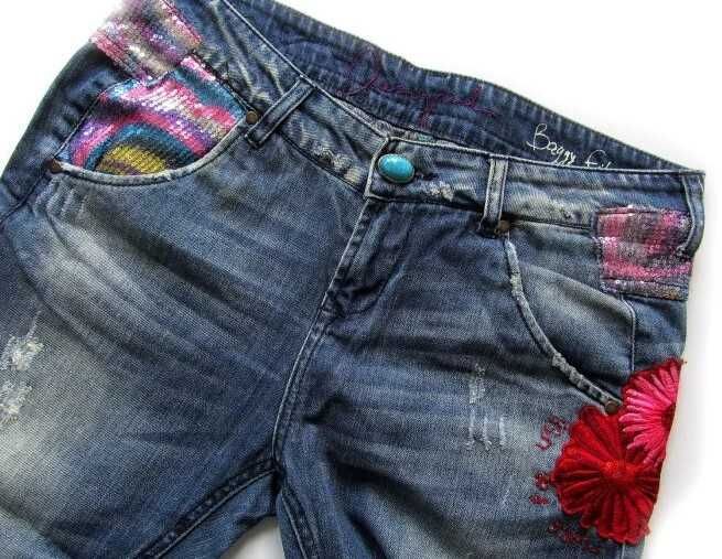 Jeansy Desigual baggy
