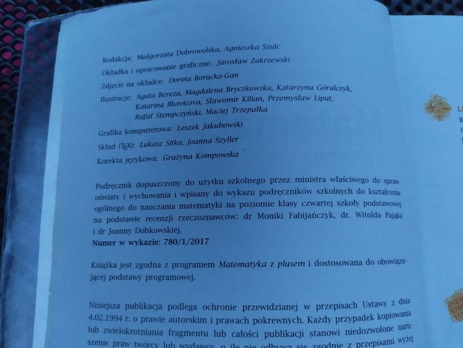 Matematyka, kl. 4