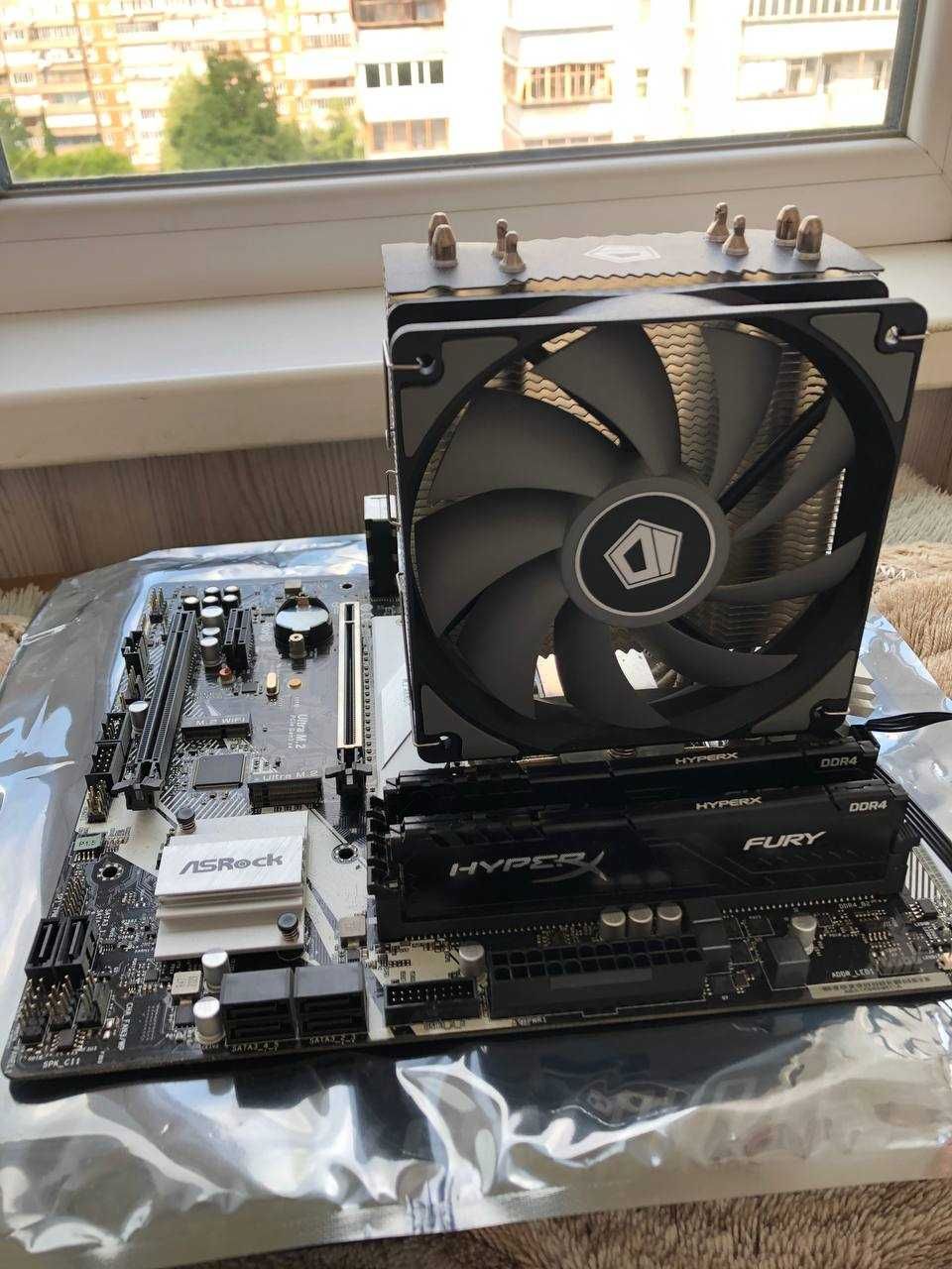 Комплект i5-10400f AsRock B460M-Pro4  DDR4-2666 16384MB Zotac 1050ti
