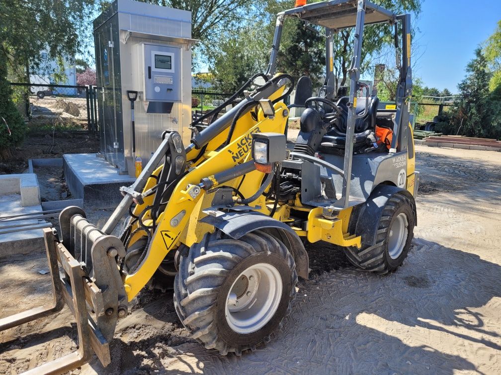 Miniładowarka przegubowa łamana wacker neuson wl25 weidemann schaffer