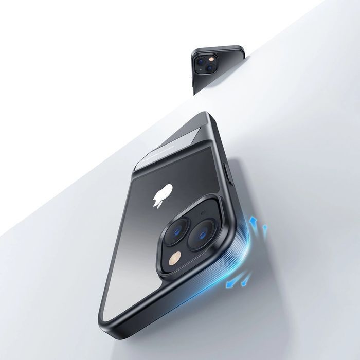 Ugreen sztywne etui z żelową ramką i wbudowaną podstawką do iPhone 14