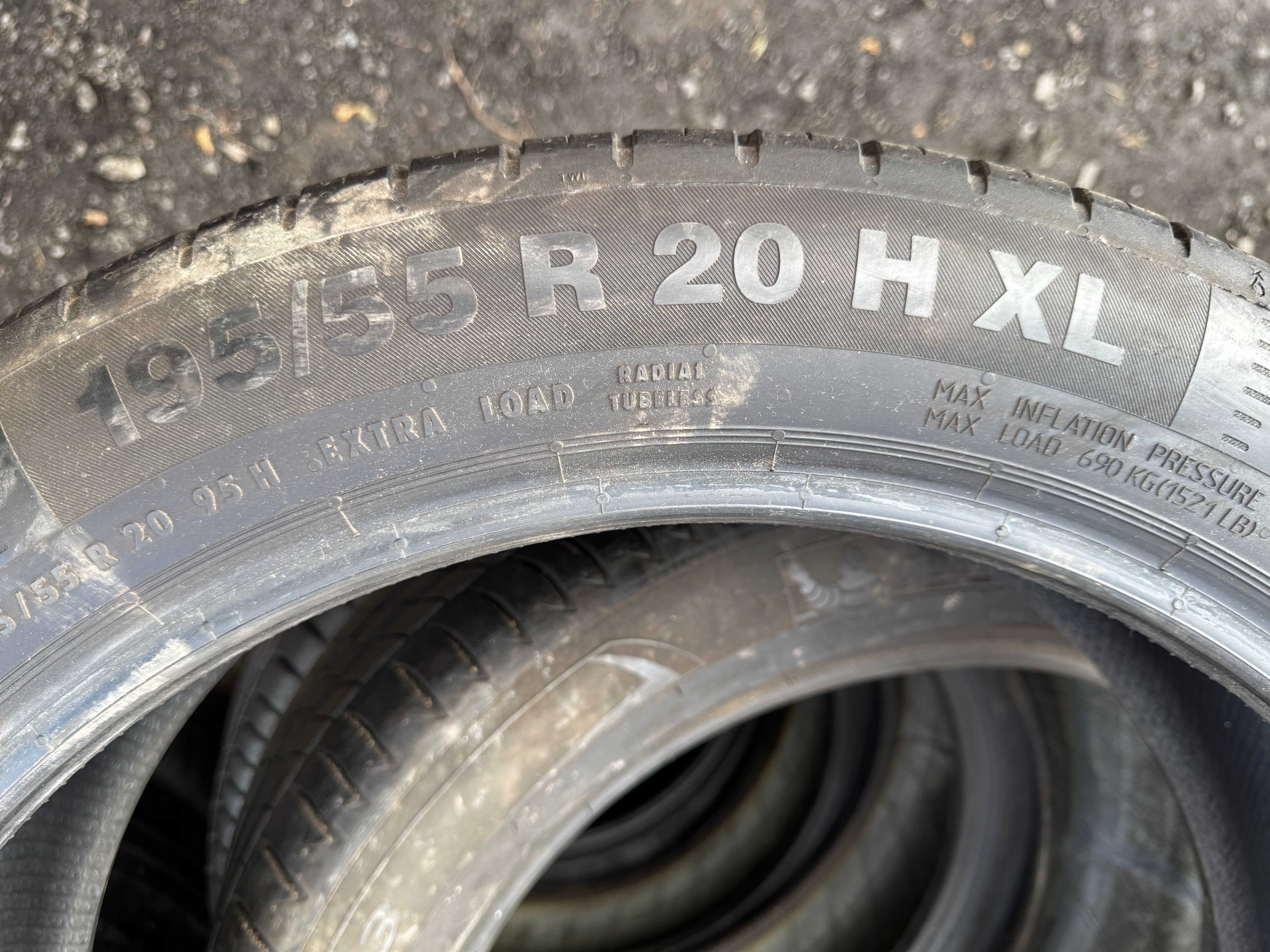 Шини CONTINENTAL 195/55 R20 95H, ContiEcoContact 5, літня резина
