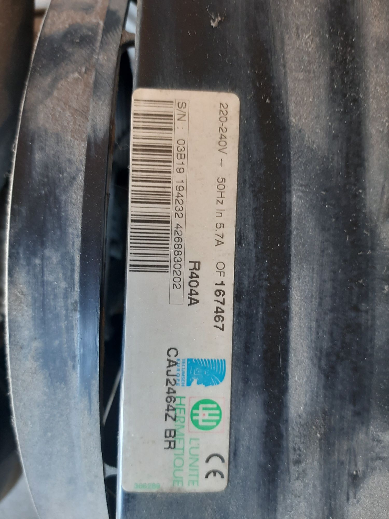 Compressor de 1.5 cv para camara ou vitrine de frio