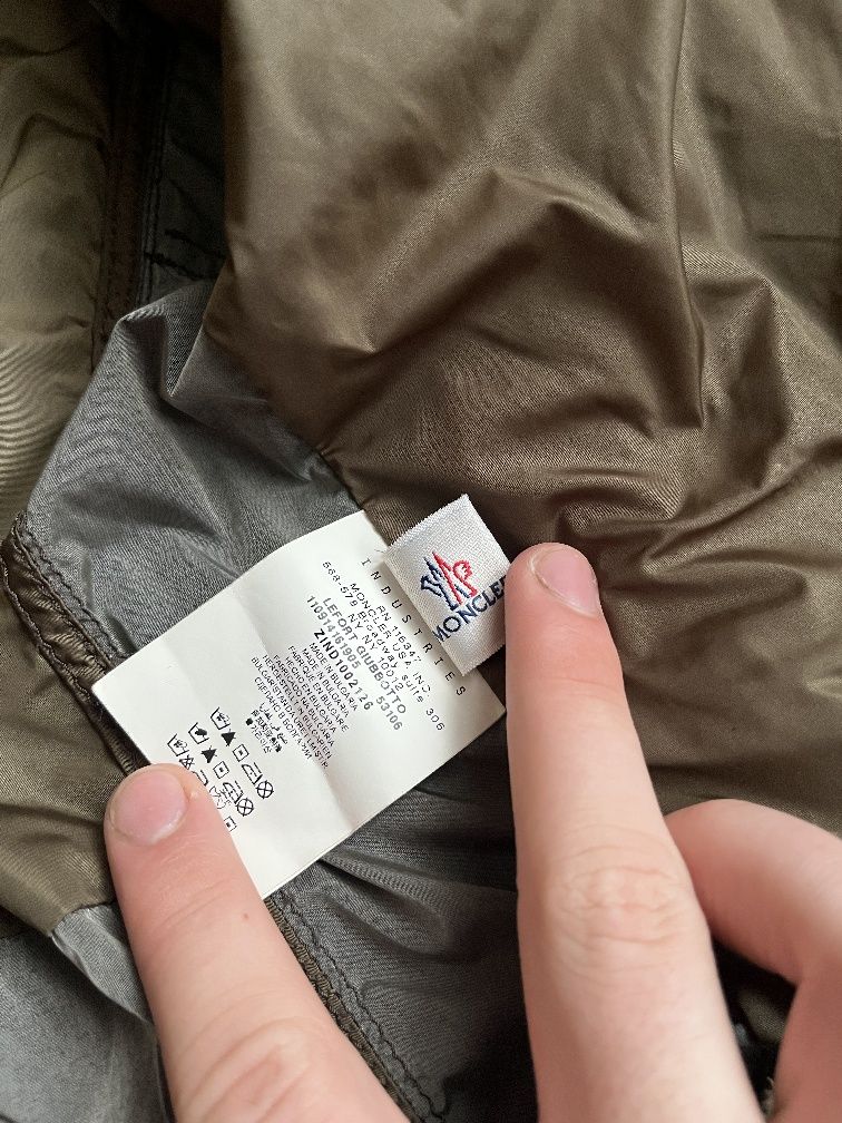 Moncler Lefort Garment Washed Jacket, оригінал, стан б/у, розмір S