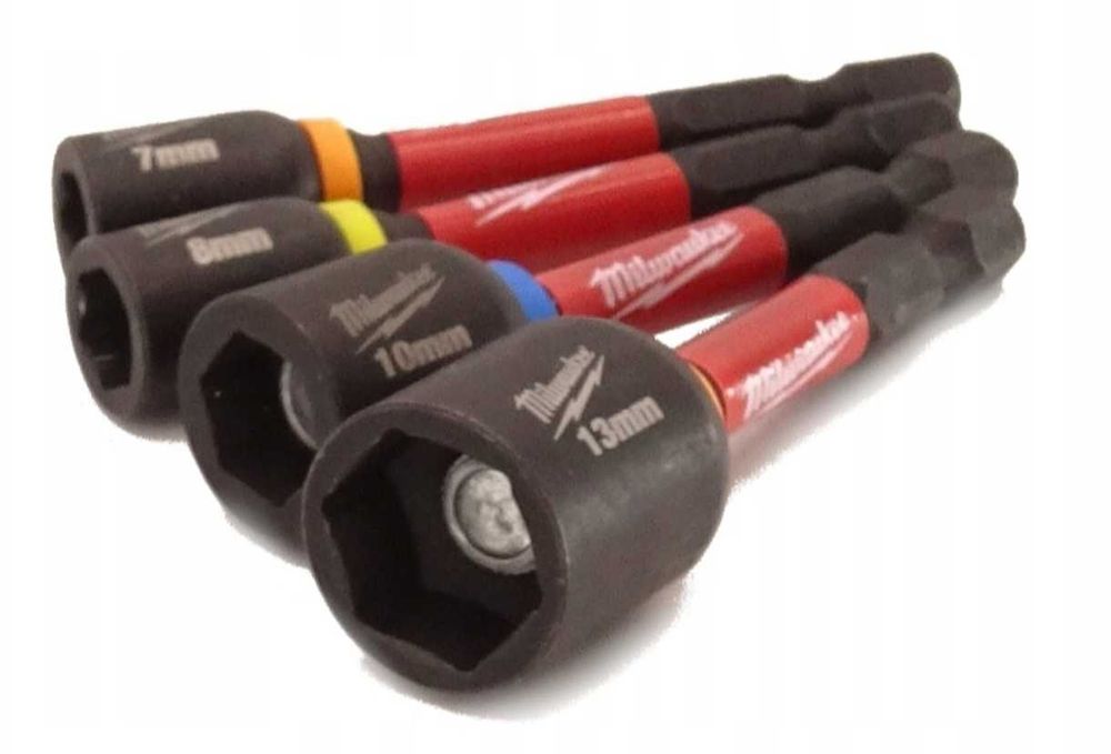 Nowe Magnetyczne Nasadki Milwaukee Udarowe 7-13 Udar Imbus Zakrętarka