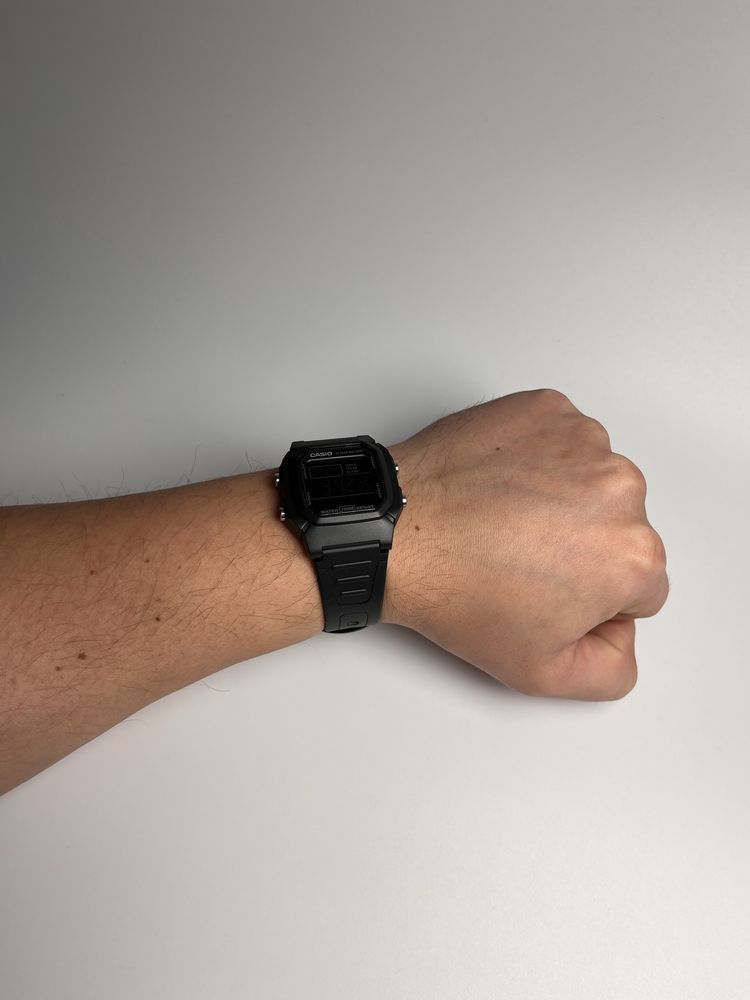 Годинник casio w-800h-1bvcf, годинник спортивний касіо, касио