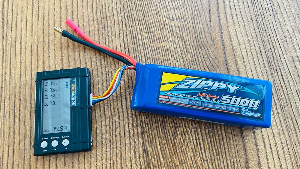 Akumulator Flightmax Zippy 5000mAh 4s 30c jak nowy użyty 5 razy 14,8v
