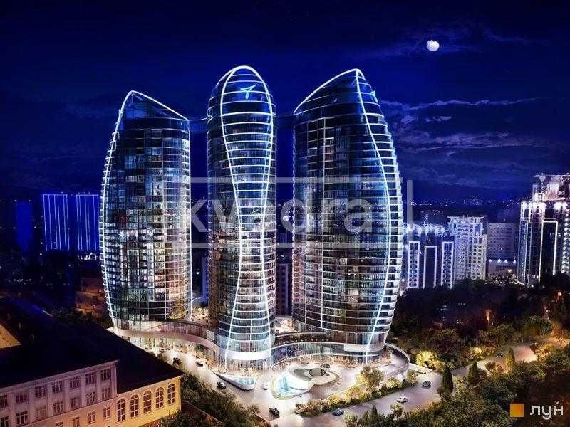 Без % Аренда 2к квартиры 70м2 ЖК Taryan Towers ул. Лумумбы Патриса 12